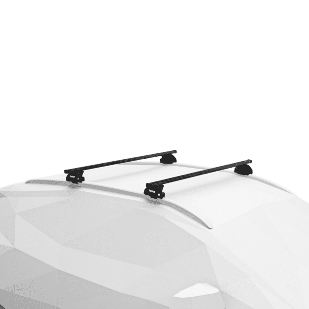 Thule SquareBar Evo Peugeot 5008 2017–2020 m. – evo flush rail montavimas