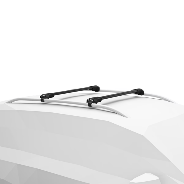 Thule Edge aerodinaminiai juodi stogui su bėgeliais