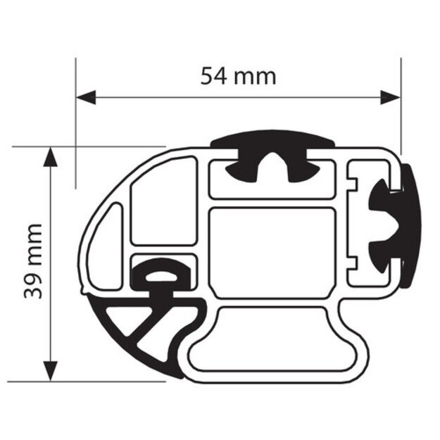 Nordrive aerodinaminiai skersiniai Citroën