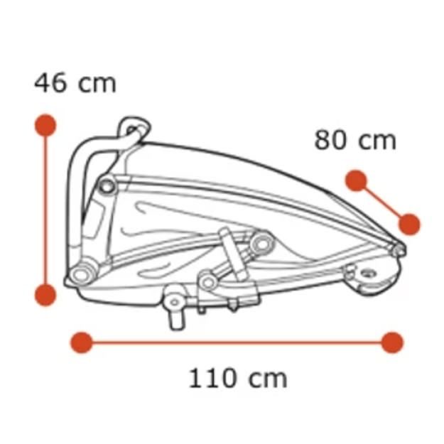 Thule Chariot Cab 2 vežimėlis