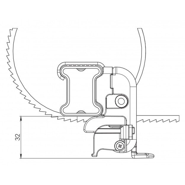 Kopėčių ribotuvo diržai, 2 VNT 3